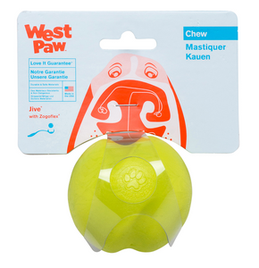 West Paw Jive Dog Toy Green 2.6"