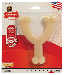 Nylabone N214P Wolf Wishbone Dog Toy