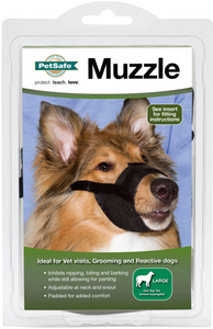 petsafe muzzle black