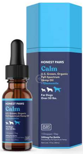 Honest Paws CBD Tincture Calm Blend 500mg Dropper