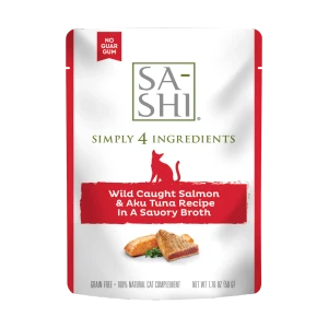 Sashi Salmon & Tuna Pouch Cat 1.76oz