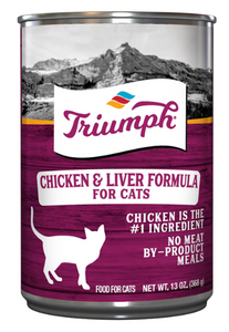 Triumph Chicken & Liver Cat Food 13.2oz