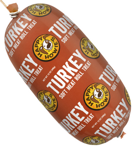 Happy Howies Roll Dog Treat Turkey 12oz