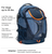 Kurgo G-Train K9 Carrier Back Pack Navy