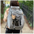 Travel Cat "The Navigator" Convertible Cat Backpack Heather Grey