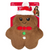 Kong Holiday Snuzzles Mini Gingerbread Brown Medium