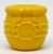 SodaPup Pup X Honey Pot Treat Dispenser Yellow