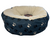 Ethical Pet Sleep Zone Paws Round Bed Slate 20"