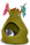 Dharma Dog Karma Cat Wool Pet Bouquet Cave Green Multi Cat Bed