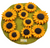 Karma Cat Wool Activity Mat Sunflowers