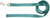 Hamilton Dog Lead Teal 5/8" 4'