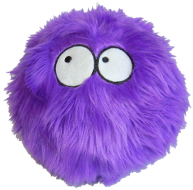 goDog Large Purple Furball with Chew Guard Dog Toy Pet Food Warehouse