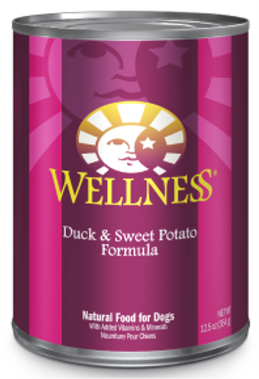 Wellness Duck Sweet Potato Dog Dog Food 12.5oz