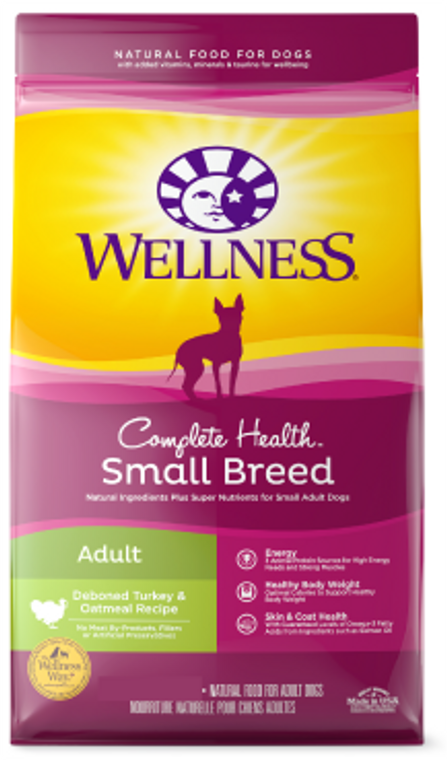 Wellness Complete Health Small Breed Turkey Adult Dog Food 12lb