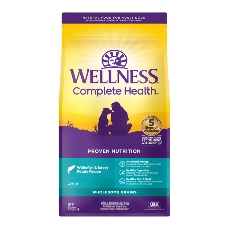 Wellness Complete Health Whitefish Dog Food 5lb