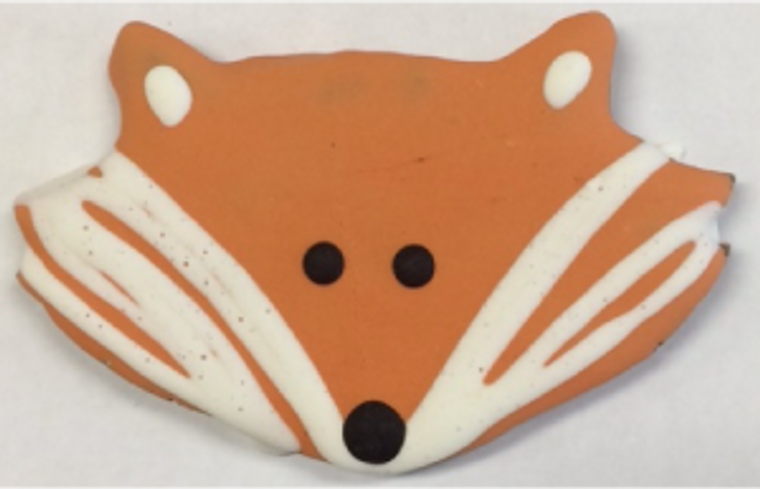 Andy's Dandys Dog Treat Decorated Fox