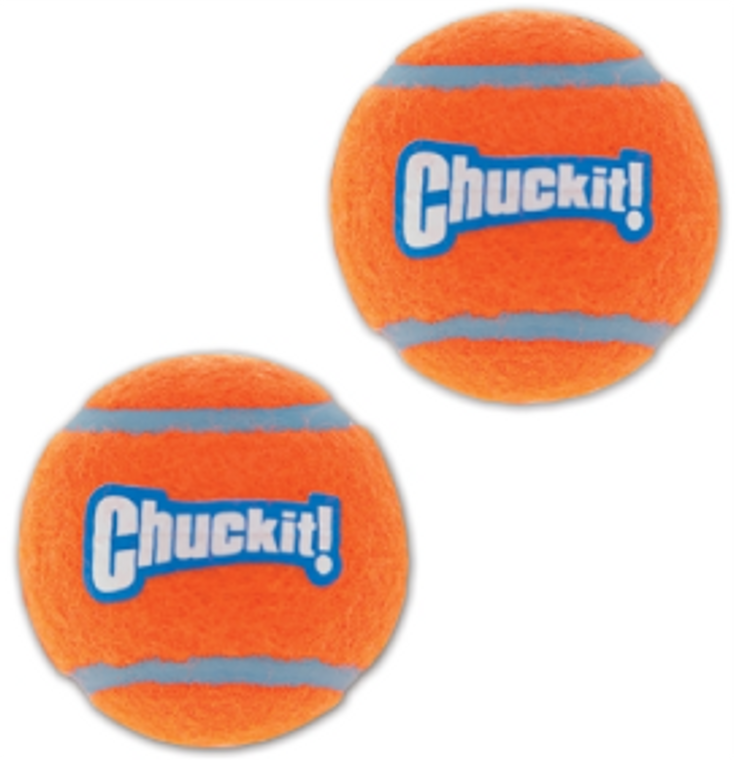 ChuckIt 2 Pack Medium Tennis Balls Dog Toy