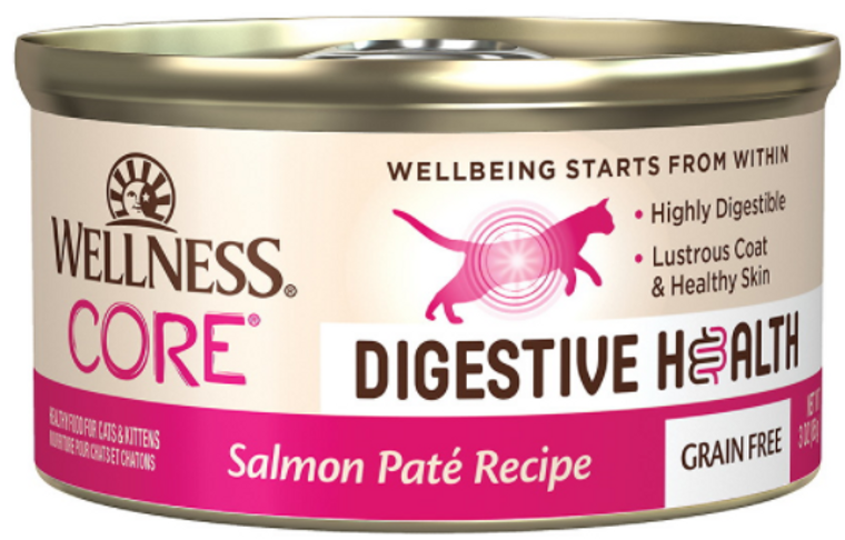 Wellness Core Digestive Health Salmon Pate Cat 3oz