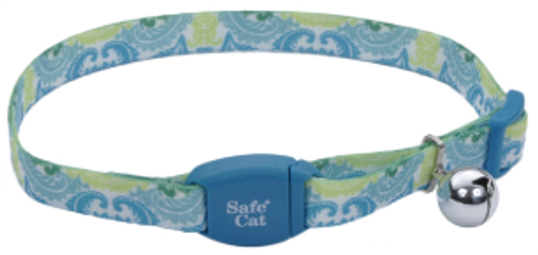 Coastal Magnet Cat Collar 8-12 Peacock