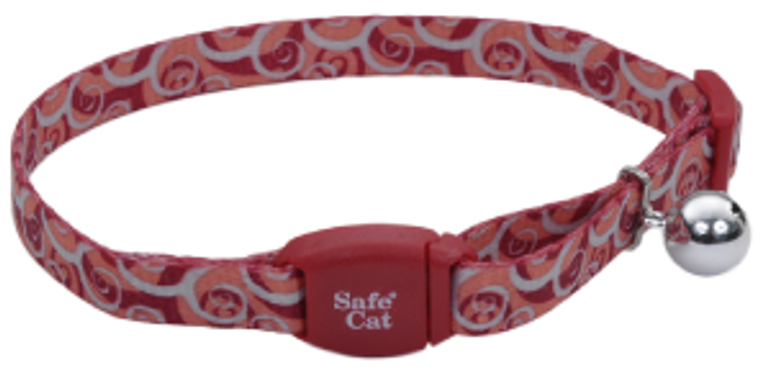 Coastal Magnet Cat Collar 8-12 Swirls