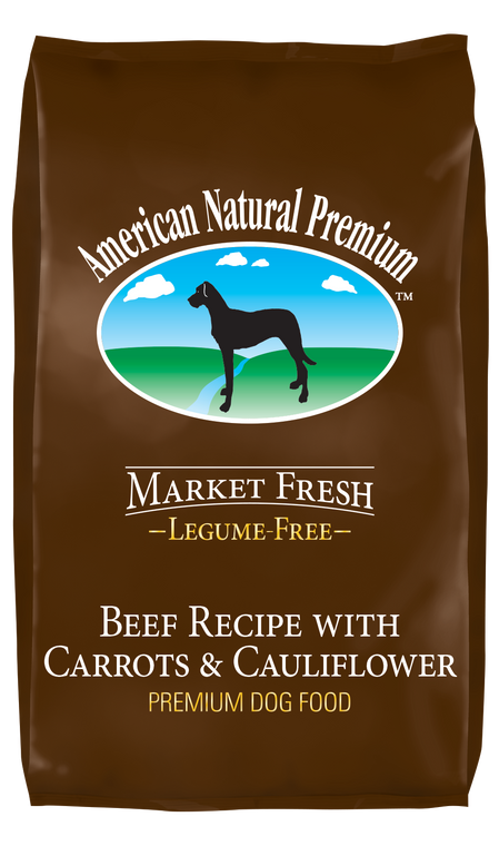 American Natural Premium Beef Cauliflower & Carrots Dog Food 4lb