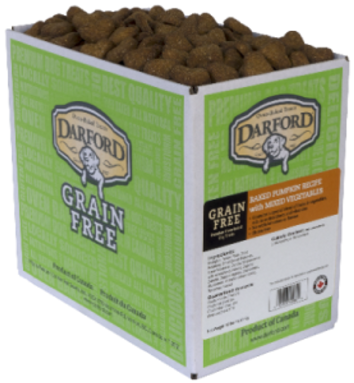 Darford Grain Free Pumpkin Heart Dog Treat 15lb