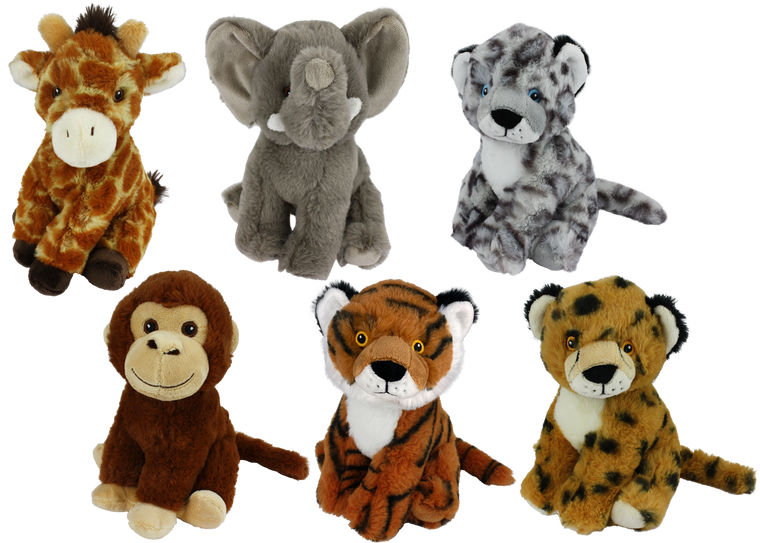 Multipet Eco Safari Animal Assorted 8"