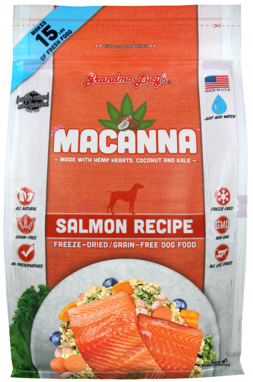 Grandma Lucy's Macanna Salmon Dog Food 3lb