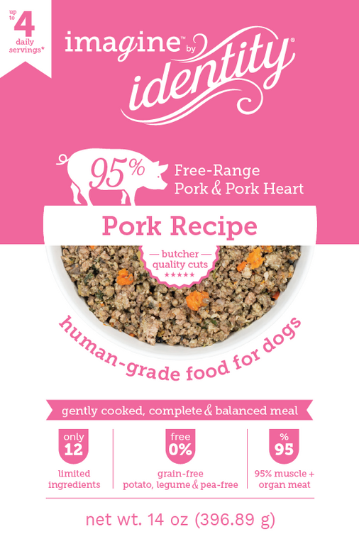 Identity Imagine Gently Cooked 95% Pork Recipe 14oz