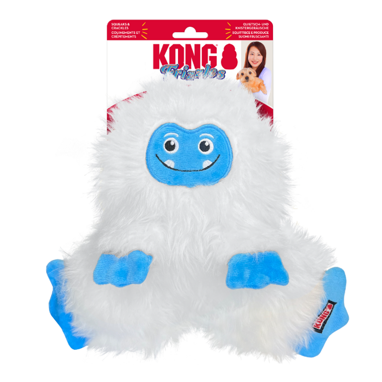 Kong Holiday Frizzles Yeti Medium-Large