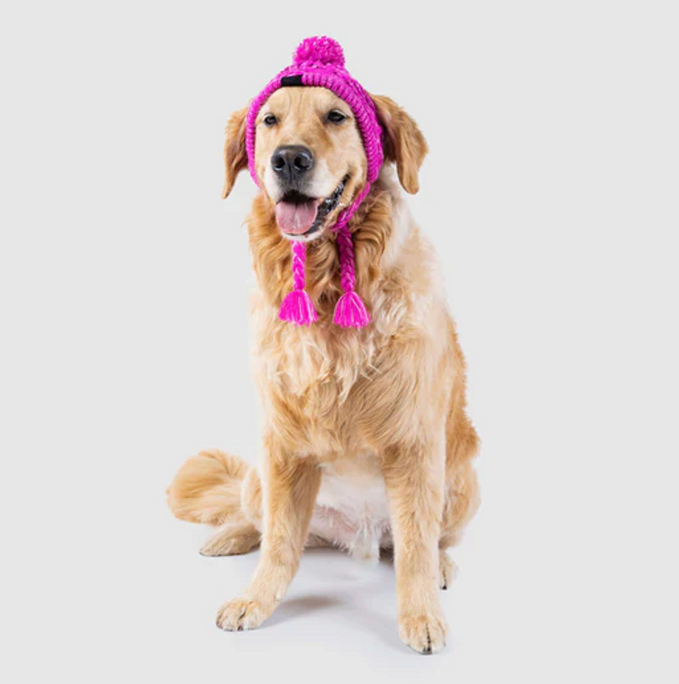 Canada Pooch Polar Pom Pom Hat Pink Large