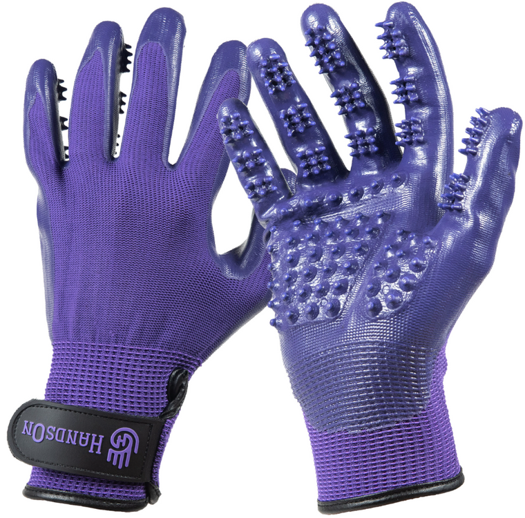 Hands On Grooming Glove Purple Large