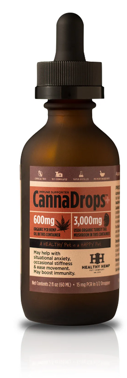 Healthy Hemp Immunity Support Canna Drops 600 mg 2oz