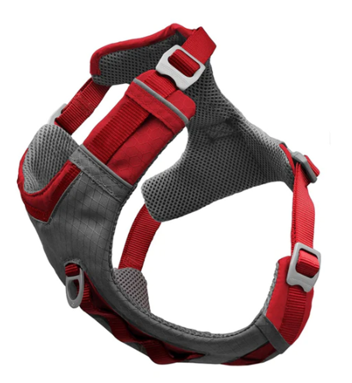 Kurgo Journey Air Harness Barn Red/Gargoyle Grey 10-25 lb