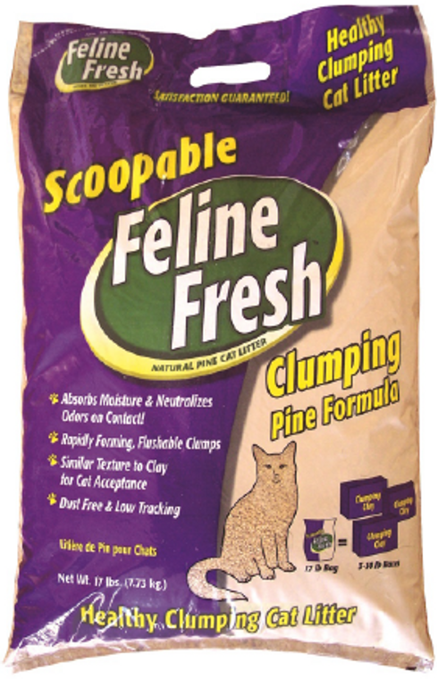 Feline Fresh Scoopable Cat Litter 17lb