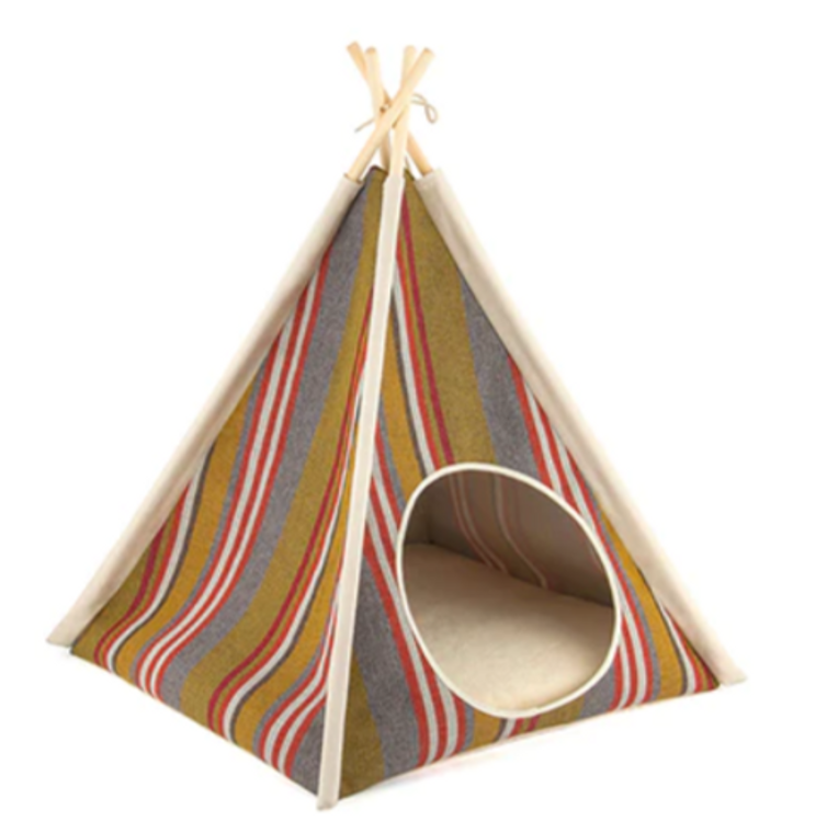 P.L.A.Y. Teepee Cat Bed Woodland 24.8x24.8