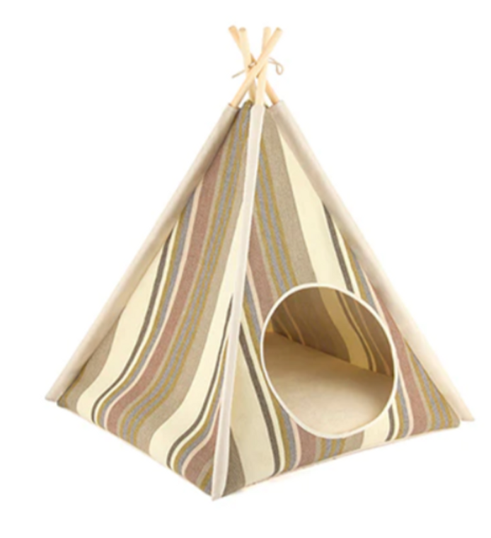 P.L.A.Y. Teepee Cat Bed Seacoast 24.8x24.8