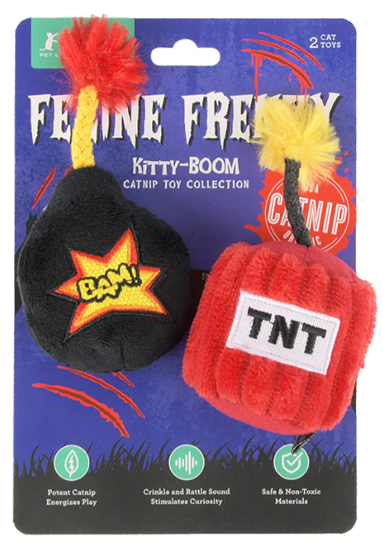 P.L.A.Y. Feline Frenzy Halloween Cat Toy Kitty Boom 2 pack