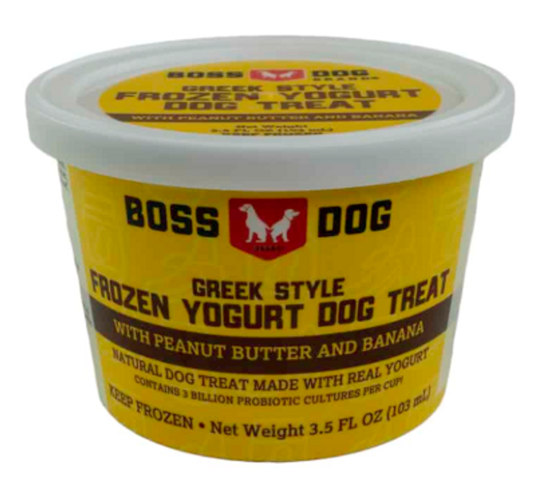 Boss Dog Yogurt Peanut Butter & Banana Dog Food 3.5oz