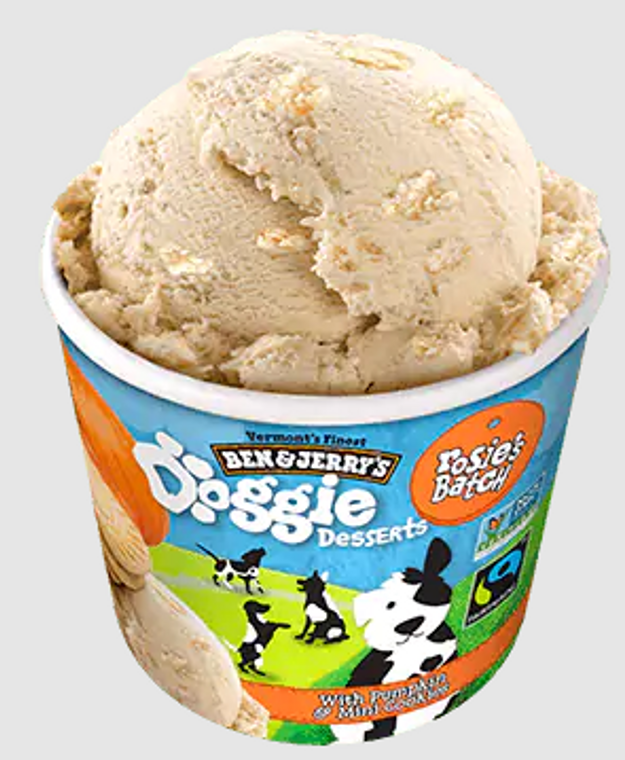 Ben & Jerry's Rosie's Batch Dog Treat Pumpkin & Cookies 4oz