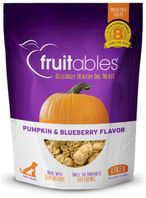 Fruitable Pumpkin & Blueberry Dog Treat 7oz