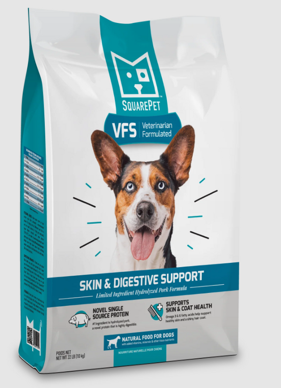 Square Pet VPS Skin & Digestive Support Dog Food Dry 22lb