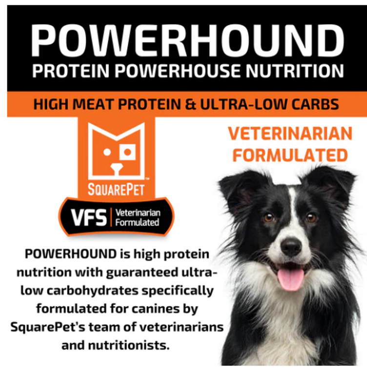 Square Pet VPS Powerhound Turkey & Chicken Dog Food Dry Sample