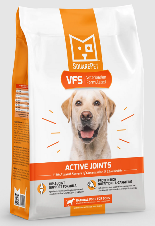 Square Pet VPS Active Joints Formula Dog Food Dry 4.4lb