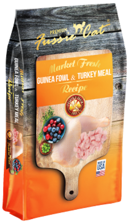 Fussie Cat Guineafowl & Turkey Meal Dry Cat Food 10lb