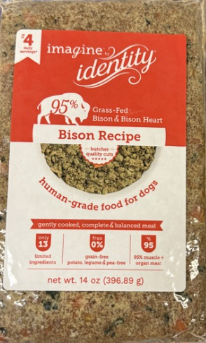 Identity Imagine Gently Cooked 95% Bison Recipe 14oz