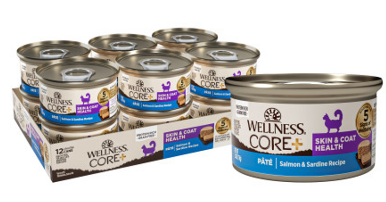 Wellness CORE+ Skin & Coat Salmon & Sardine Pate 2.8oz
