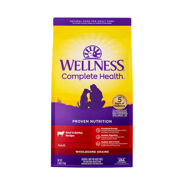 Wellness Complete Health Adult Beef & Barley 5lb
