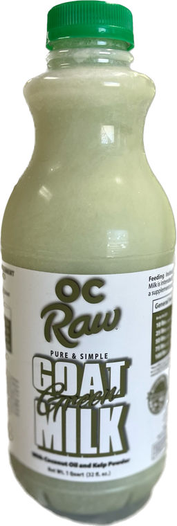 OC Raw Goats Milk w/ Coconut Oil & Kelp Dog Food 32oz