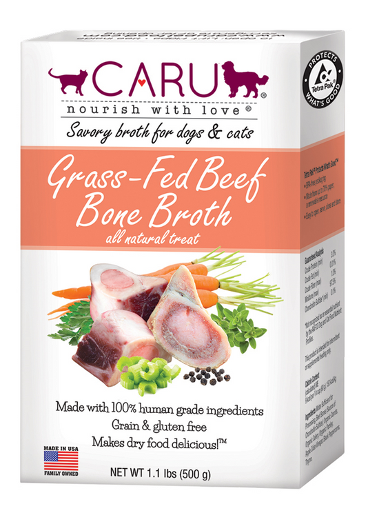 CARU Classic Grass Fed Beef Bone Broth Dog & Cats 1.1lb